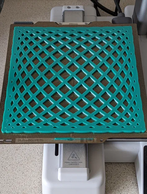 Mẫu Hình Tròn Lissajous 170x170x3mm - Image 1