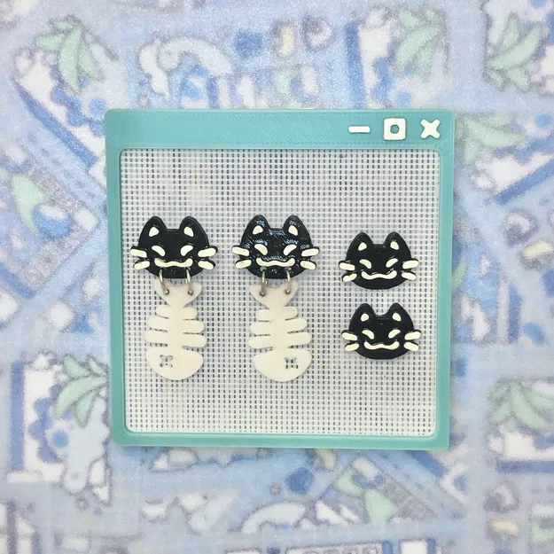 Bông Tai / Ghim Cài Hình Kitty - Image 2