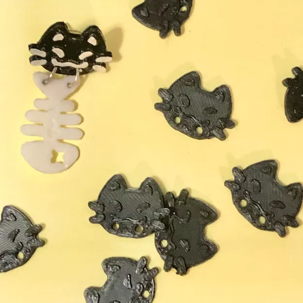 Bông Tai / Ghim Cài Hình Kitty - Image 5