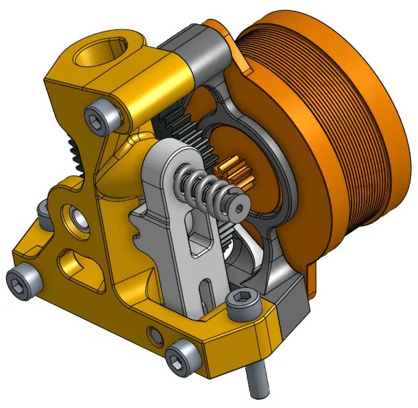 Titania, bộ đùn trục sử dụng bánh răng E3D Titan theo phong cách sherpa micro - Image 1
