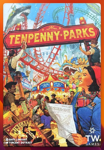 Hộp Đựng Board Game Tenpenny Parks (Card Đã Bọc) - Image 1