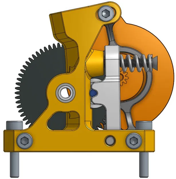 Titania, bộ đùn trục sử dụng bánh răng E3D Titan theo phong cách sherpa micro - Image 2