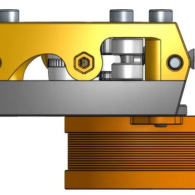 Titania, bộ đùn trục sử dụng bánh răng E3D Titan theo phong cách sherpa micro