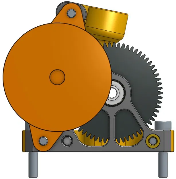 Titania, bộ đùn trục sử dụng bánh răng E3D Titan theo phong cách sherpa micro - Image 4