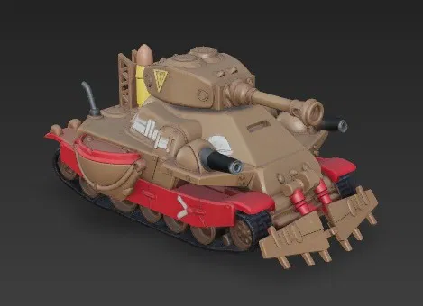 Mô hình xe tăng địch 2 - Image 1
