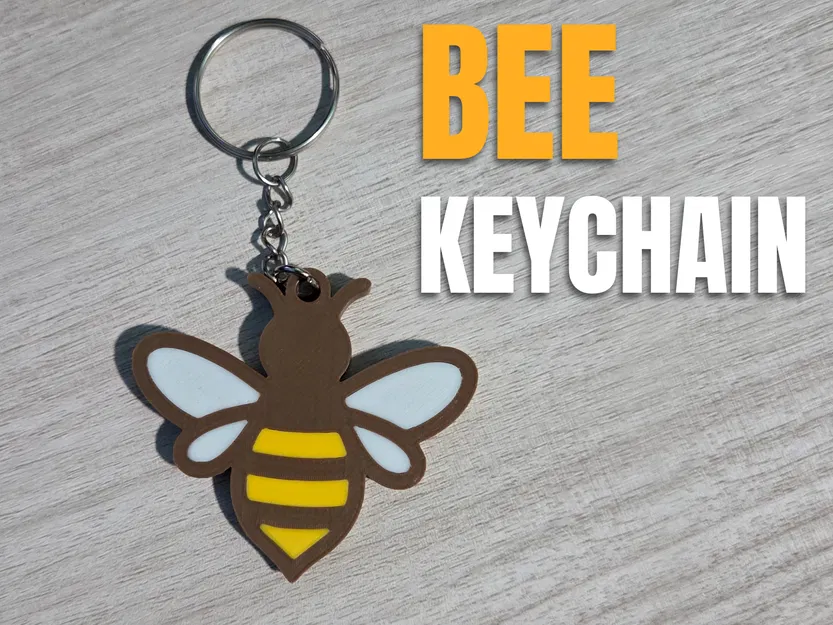 Móc Khóa Ong Đa Sắc Nhỏ Gọn | In Nhanh - Image 1