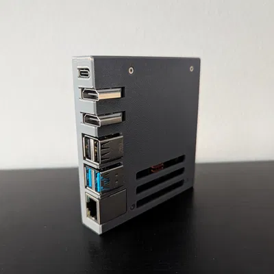 Vỏ Case Cho Raspberry Pi 4B & Adapter HDMI Waveshare