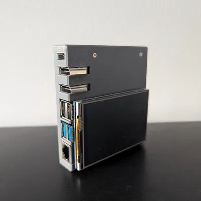Vỏ Case Cho Raspberry Pi 4B & Adapter HDMI Waveshare