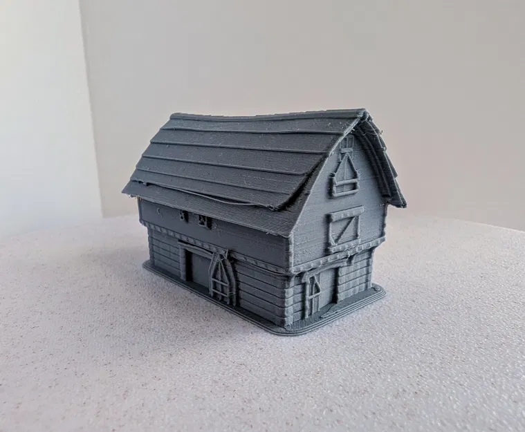 Mô Hình Nhà Kho Kiểu Trung Cổ - Image 1