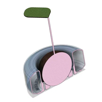 Phao Hạt Bơ Lớn (60mm)