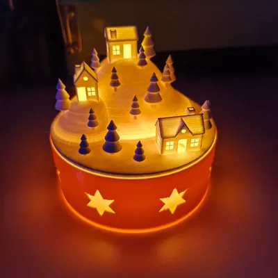 Chân đế cho mô hình làng Giáng sinh