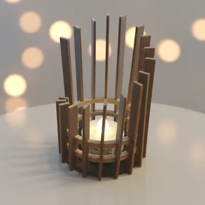 Chân Nến LED Không Cần AMS