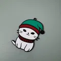 Móc Trang Trí Giáng Sinh Hình Con Mèo - Thumbnail 1