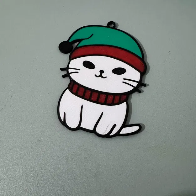 Móc Trang Trí Giáng Sinh Hình Con Mèo - Image 3