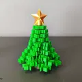 Cây Thông Noel Bông Tuyết Xoay - Mẫu In 3D - Thumbnail 1