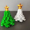 Cây Thông Noel Bông Tuyết Xoay - Mẫu In 3D - Thumbnail 2