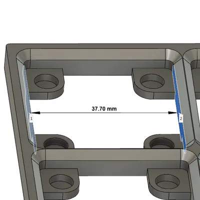 Gridfinity Tham Số Thực Tế với Kích Thước Chính Xác