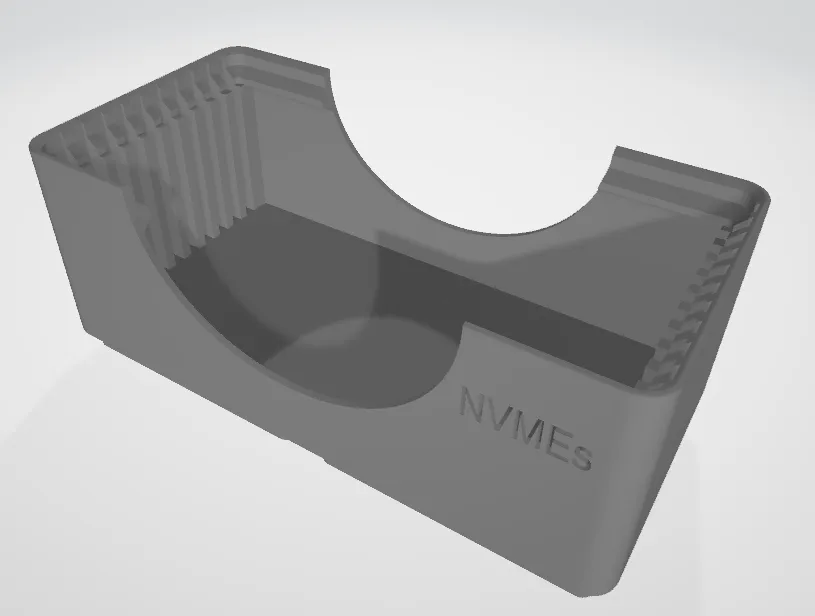 Khay Lưu Trữ M.2 SSD 22 x 80 Gridfinity, Xếp Chồng, 10 Khoang - Image 1