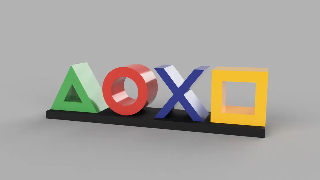 Mô Hình Biểu Tượng PlayStation Để Bàn - Image 1