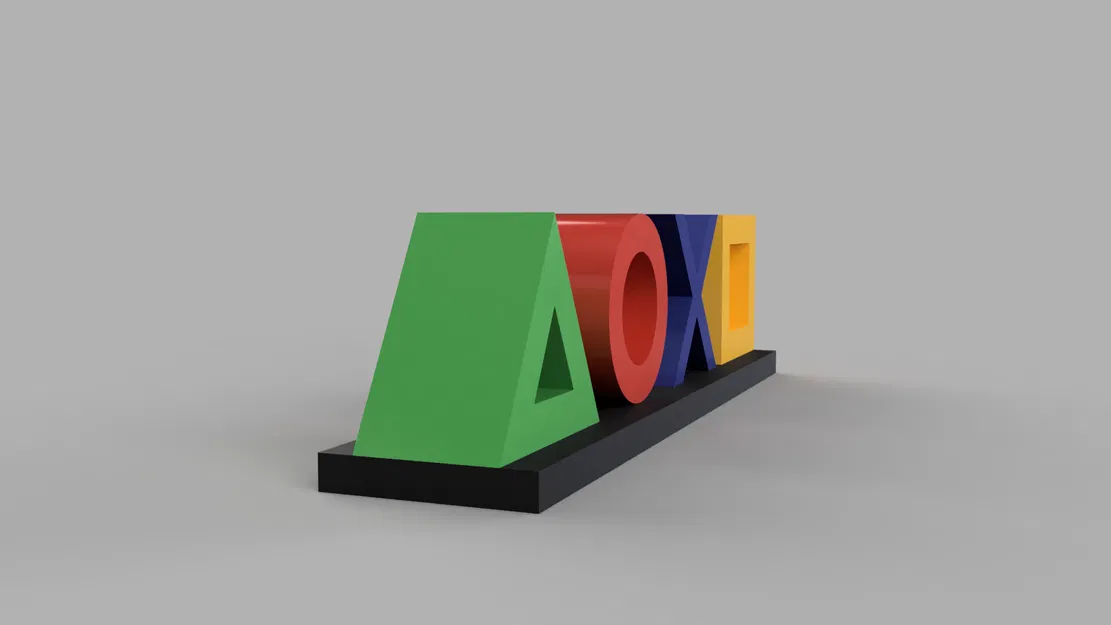 Mô Hình Biểu Tượng PlayStation Để Bàn - Image 3