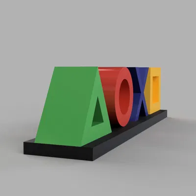 Mô Hình Biểu Tượng PlayStation Để Bàn