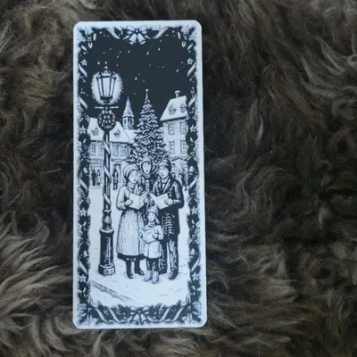 Bookmark Cột Đèn Gia Đình Ca Sĩ Đêm Giáng Sinh