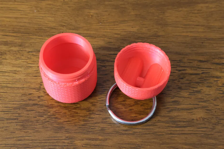 Hộp nhỏ có vân xoáy để làm móc khóa - Image 4