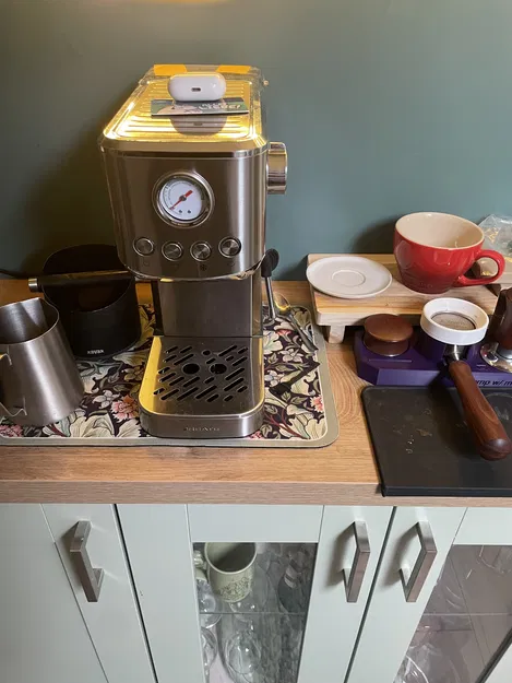 Trạm Đổ Cà Phê & Phễu Từ Tính cho Máy Pha Cà Phê Create (Portafilter Bên Ngoài) - Image 1