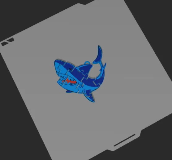 Cá Mập Dẻo (Flexi Shark) - Mô Hình 3D In Linh Hoạt - Image 1