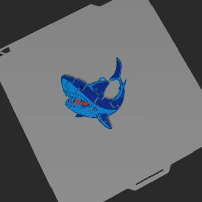 Cá Mập Dẻo (Flexi Shark) - Mô Hình 3D In Linh Hoạt