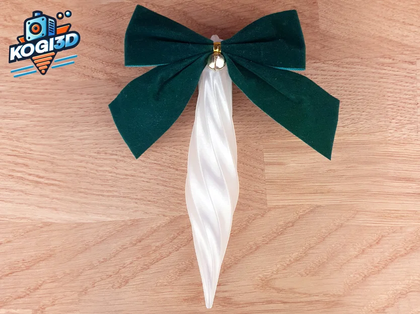 Bộ Phụ Kiện Icicle Thanh Lịch - Trang Trí Giáng Sinh In 3D - Image 4