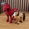 Mô hình Ngựa Khớp Nối In Liền Tắc - Thumbnail 1