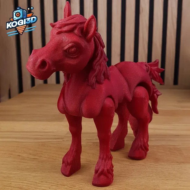 Mô hình Ngựa Khớp Nối In Liền Tắc - Image 4