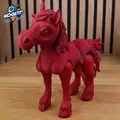 Mô hình Ngựa Khớp Nối In Liền Tắc - Thumbnail 4