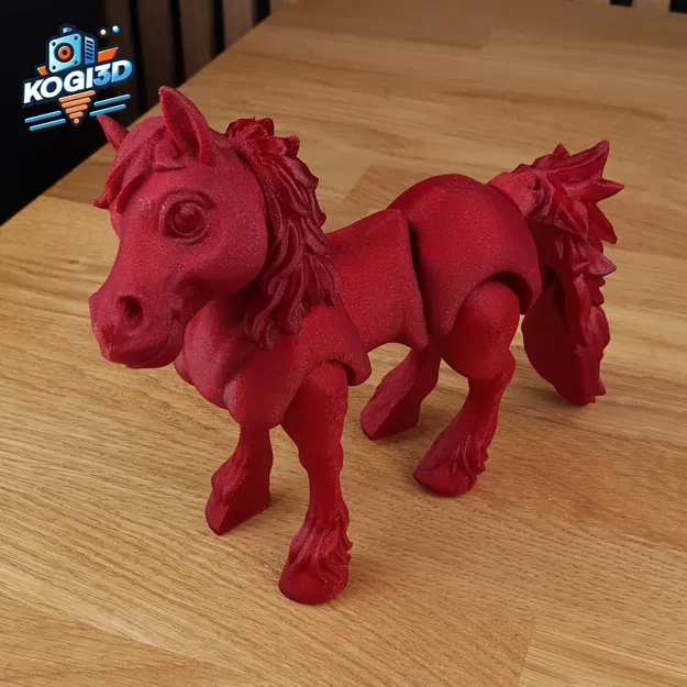 Mô hình Ngựa Khớp Nối In Liền Tắc - Image 5