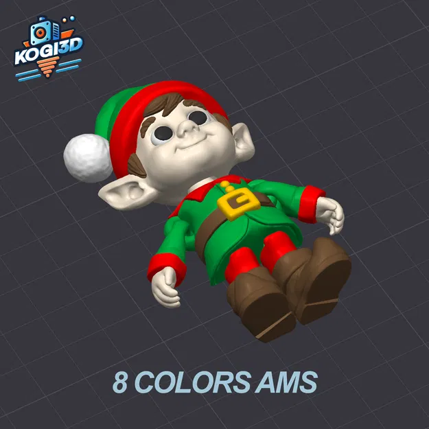 Ông Già Noel Khớp Khớp - Mẫu In Không Cần Hỗ Trợ - Image 9