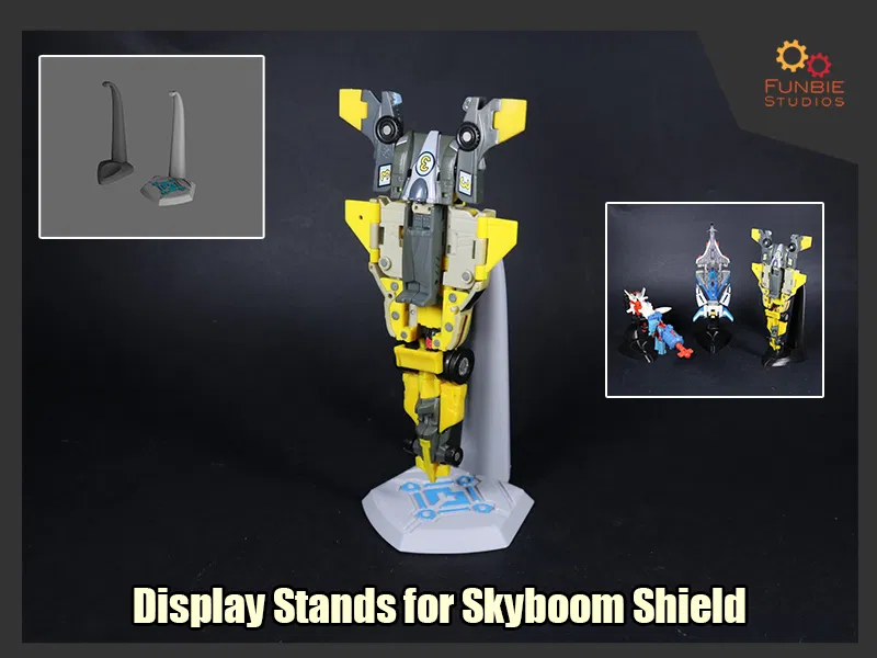 Chân đế trưng bày cho Transformers Skyboom Shield - Image 1