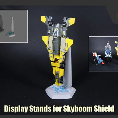Chân đế trưng bày cho Transformers Skyboom Shield