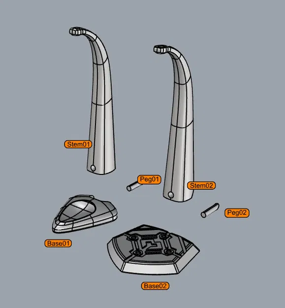 Chân đế trưng bày cho Transformers Skyboom Shield - Image 7