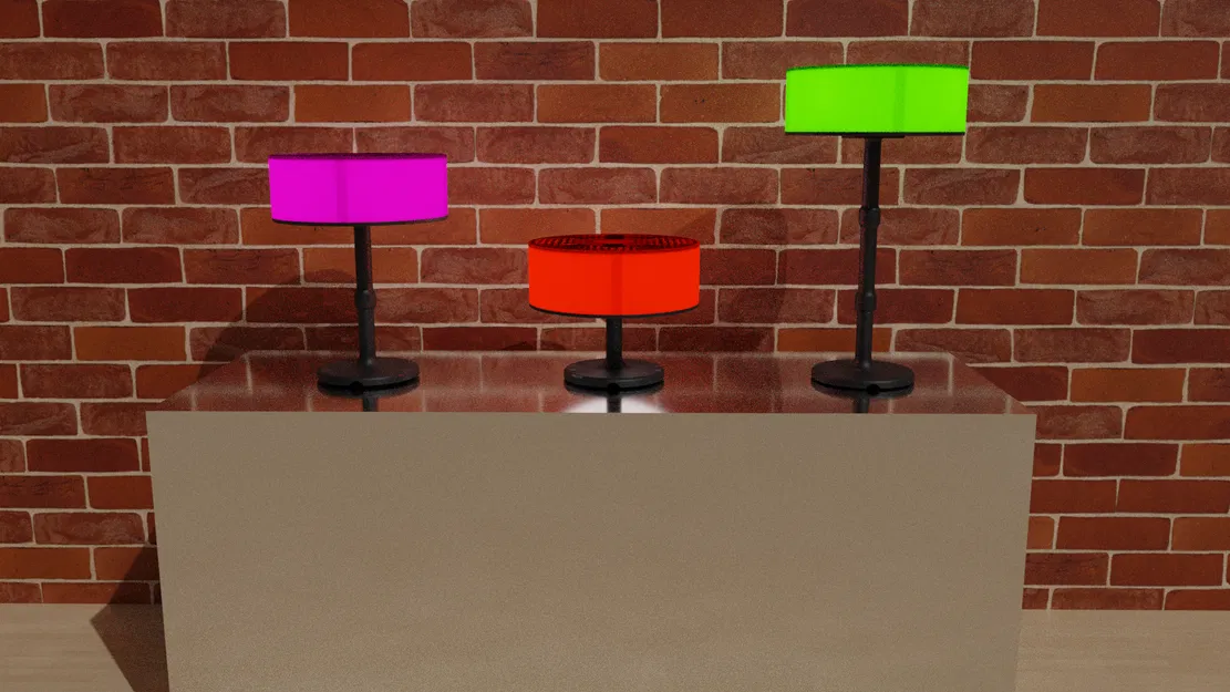 Đèn bàn Tái chế Lõi Nhựa - Image 2