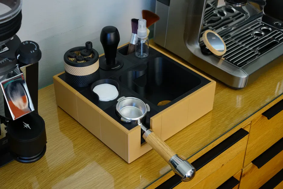Coffee Blocks: Trạm Tamping Espresso Module Hóa - Image 3