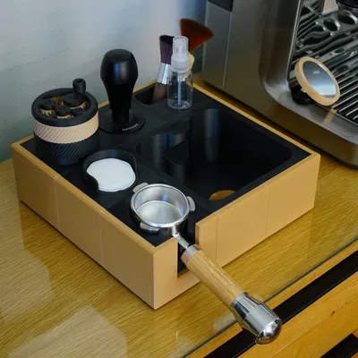 Coffee Blocks: Trạm Tamping Espresso Module Hóa