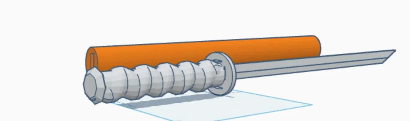 Kiếm Katana Nâng Cao có Bảo Vệ Lưỡi - Image 1