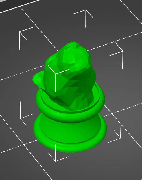 Tay nắm cửa Báo (low poly) - Image 5