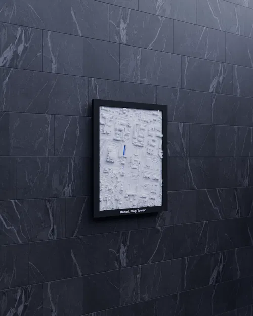 Tháp Pháo Đài Hà Nội, Việt Nam - Mô hình thu nhỏ 3D - Image 2