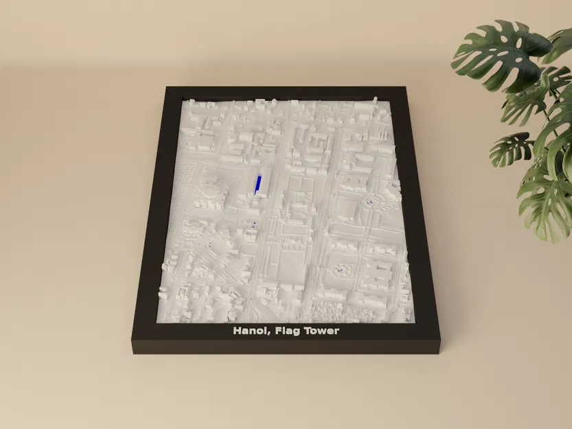 Tháp Pháo Đài Hà Nội, Việt Nam - Mô hình thu nhỏ 3D - Image 4