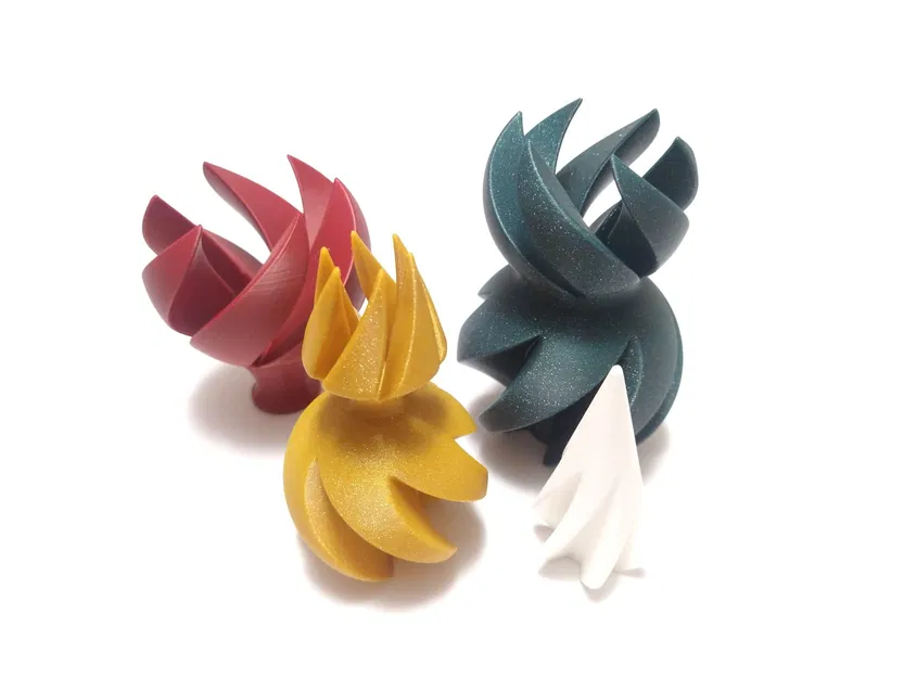 Mô hình cây thông xoắn ốc Giáng Sinh (dùng cho máy in 1 trục đùn) - Image 4