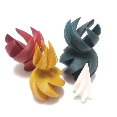 Mô hình cây thông xoắn ốc Giáng Sinh (dùng cho máy in 1 trục đùn)