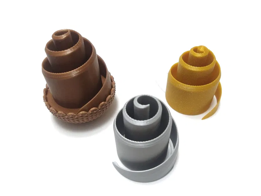 Mô hình cây thông xoắn ốc Giáng Sinh (dùng cho máy in 1 trục đùn) - Image 5