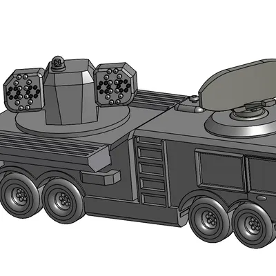 Xe Tên Lửa Phòng Không Tự Hành Spaa Truck